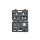 Crescent 3/8 in. X 3/8 in. drive Metric/SAE 6 and 12 Point Mechanic's Tool Set 57 pc