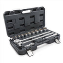 Crescent 3/4 in. drive SAE 6 and 12 Point Mechanic's Tool Set 14 pc