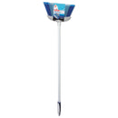 Mr. Clean Deluxe Angle Broom, 5 1/2" Bristles, 55.37", Metal Handle, White - BUT441380