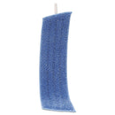 Rubbermaid Economy Wet Mopping Pad, Microfiber, 18", Blue - RCPQ409BLUEA