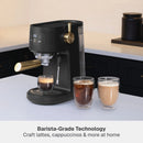 Thyme & Table Barista Mini Espresso Machine - Slate Grey