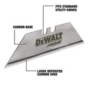 DeWalt Carbide Edge Steel Heavy Duty Utility Blade 2-1/2 in. L 50 pc