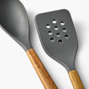 4-Piece Wood and Nylon Kitchen Utensil Set
