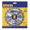 Irwin Marathon 6-1/2 in. D X 5/8 in. Classic Carbide Circular Saw Blade 18 teeth 1 pk