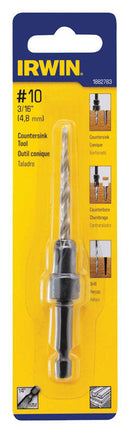 Irwin 3/16 in. D X 4.25 in. L High Speed Steel Countersink 1 pc