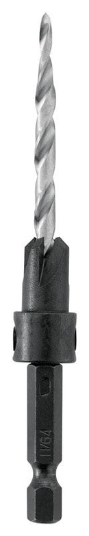 Irwin 3/8 in. X 11/64 in. D X 4 in. L High Speed Steel Wood Countersink 1 pc
