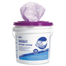 Kimtech Wettask Dual Performance Wipers, 12 X 12 1/2, White/Purple, 90/Roll, 6 Roll/Ctn - KCC36101