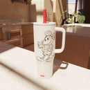 30oz Stainless Steel Vacuum Tumbler - White