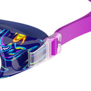 Kids' Glide Print Swim Goggles - Navy/Purple