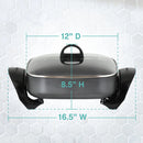 Electric Skillet - Gray