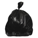 Heritage High-Density Waste Can Liners, 60 Gal, 17 Microns, 38" X 60", Black, 200/Carton - HERZ7660XKR01