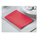Hoffmaster Dinner Napkins, 2-Ply, 15 X 17, Red, 1000/Carton - HFM180511
