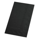 Hoffmaster Dinner Napkins, 2-Ply, 15 X 17, Black, 1000/Carton - HFM180513