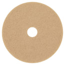 3M Ultra High-Speed Floor Burnishing Pads 3400, 20" Diameter, Tan, 5/Carton - MMM05606