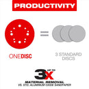 Diablo 5 in. Ceramic Blend Hook and Lock Sanding Disc 100 Grit Medium 15 pk