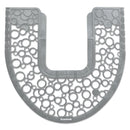 Boardwalk Commode Mat 2.0, Rubber, 22.88 X 22, Gray/White, 6/Carton - BWKCMGW