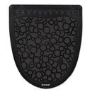 Boardwalk Urinal Mat 2.0, Rubber, 17.5 X 20, Black/Black, 6/Carton - BWKUMBB