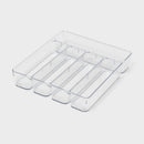 5-Compartment Plastic Drawer Flatware Organizer