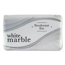 Dial Amenities Individually Wrapped Deodorant Bar Soap, White,