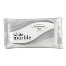 Dial Amenities Individually Wrapped Deodorant Bar Soap, White,