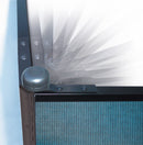 Screenflex Portable Room Divider, Number of Panels 13, 5 ft. Overall Height, 24 ft. 1" Overall Width - CFSL5013 GREY
