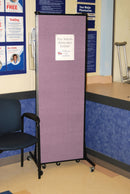 Screenflex Portable Room Divider, Number of Panels 5, 5 ft. 9" Overall Height, 9 ft. 5" Overall Width - HKDL605-DM