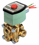 Redhat 120V AC Brass Solenoid Valve, 1/4" Pipe Size - EF8342G020120/60DA
