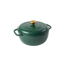 Cast Iron Enameled Dutch Oven - Emerald