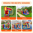 Inflatable Bounce House with Slide & Blower - 131x133x91 inch