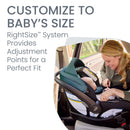 Willow Brook S+ Travel System with Alpine Anti-Rebound Base - Jade Onyx