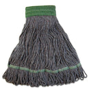 Boardwalk Pro Loop Web/Tailband Mop Head, Blue, Medium, 12/Carton - BWK1800MBDZ