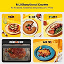 ExacTemp 12 Quart 5-In-1 Air Fryer With Integrated Smart Thermometer - Black