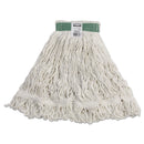 Rubbermaid Super Stitch Rayon Mop Heads, White, Medium, 6/Carton - RCPD412