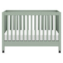 Maki Full-Size Folding Crib with Toddler Rail - Light Sage
