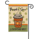 Pumpkin Spice Garden Flag
