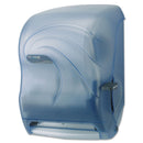 San Jamar Lever Roll Towel Dispenser, Oceans, Arctic Blue, 16 3/4 X 10 X 12 - SJMT1190TBL