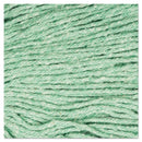 Boardwalk Super Loop Wet Mop Head, Cotton/Synthetic Fiber, 5" Headband, Medium Size, Green - BWK502GNEA