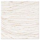 Boardwalk Super Loop Wet Mop Head, Cotton/Synthetic Fiber, 5" Headband, Medium Size, White, 12/Carton - BWK502WHCT