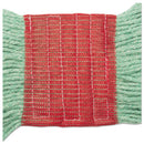 Boardwalk Super Loop Wet Mop Head, Cotton/Synthetic Fiber, 5" Headband, Large Size, Green, 12/Carton - BWK503GNCT