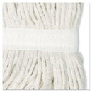 Boardwalk Cut-End Wet Mop Head, Rayon, No. 20, White, 12/Carton - BWK2020RCT