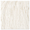 Boardwalk Cut-End Wet Mop Head, Cotton, No. 16 Size, White - BWK2016CEA