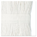 Boardwalk Cut-End Wet Mop Head, Cotton, No. 24, White 12/Carton - BWK2024CCT