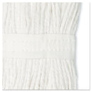 Boardwalk Cut-End Wet Mop Head, Cotton, White,