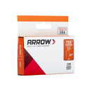 Arrow T25 1/4 in. W X 9/16 in. L 18 Ga. Round Crown Wire Staples 1100 pk, Pack of 5
