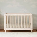 Lolly 3-in-1 Convertible Crib with Toddler Bed Conversion Kit - Washed Natural