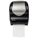 San Jamar Tear-N-Dry Touchless Roll Towel Dispenser, 16 3/4 X 10 X 12 1/2, Black/Silver - SJMT1370BKSS
