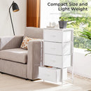 Dresser with 4 Drawers - White