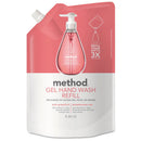 Method Gel Hand Wash Refill, Pink Grapefruit, 34 Oz Pouch, 6/Carton - MTH00655CT