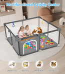 Dripex Baby Playpen - 48" x 48" Play Yard for Babies and Toddlers