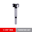 Diablo 1-1/8 in. X 3-1/2 in. L High Speed Steel Forstner Drill Bit Round Shank 1 pk